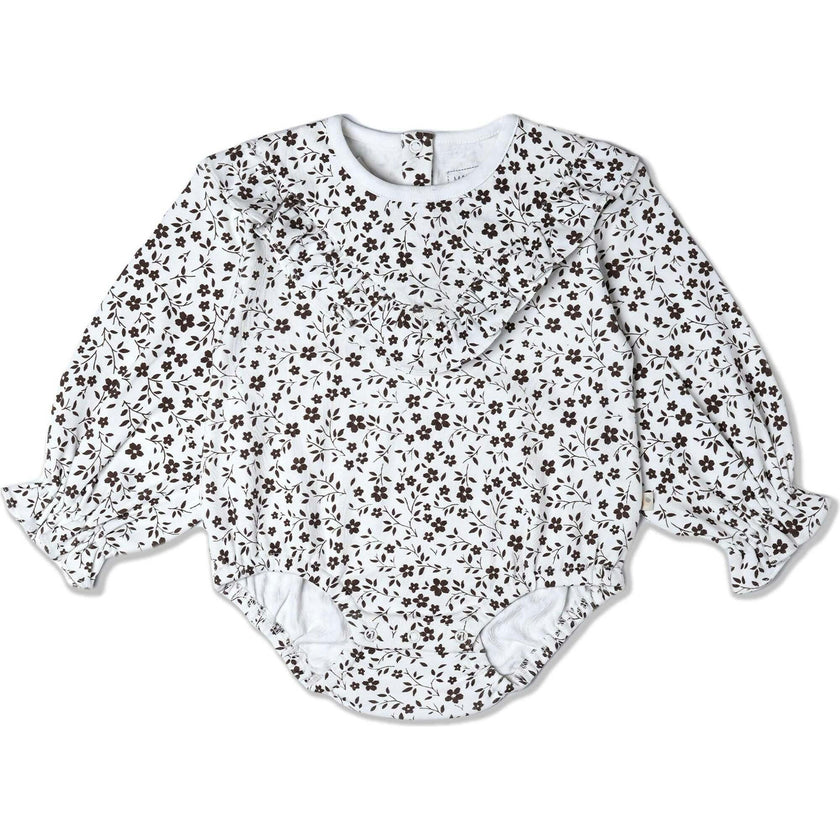 Organic Ruffle Bubble Romper