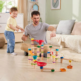 Marble Run Tricks n' Twists DIY Wood Building Racetrack