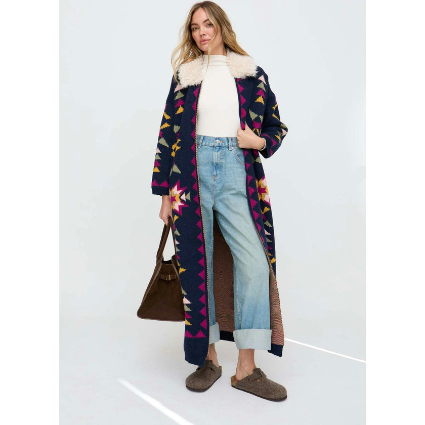 Penny Wide Leg Embroidered Trouser