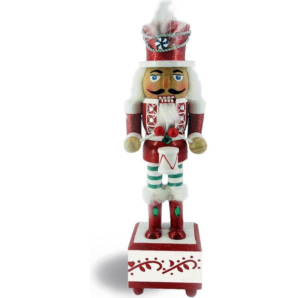 Candy Cane Nutcracker Suite March Music Red and Green 12 inch