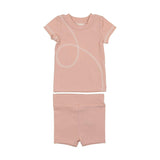 Spiral Stitch Short Set