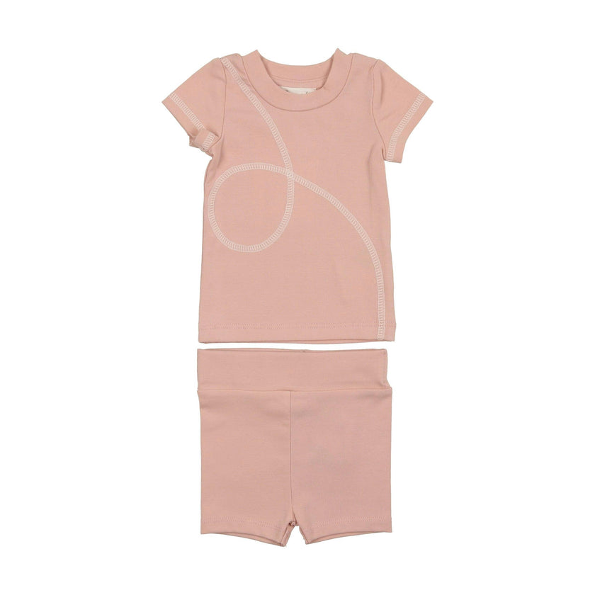 Spiral Stitch Short Set