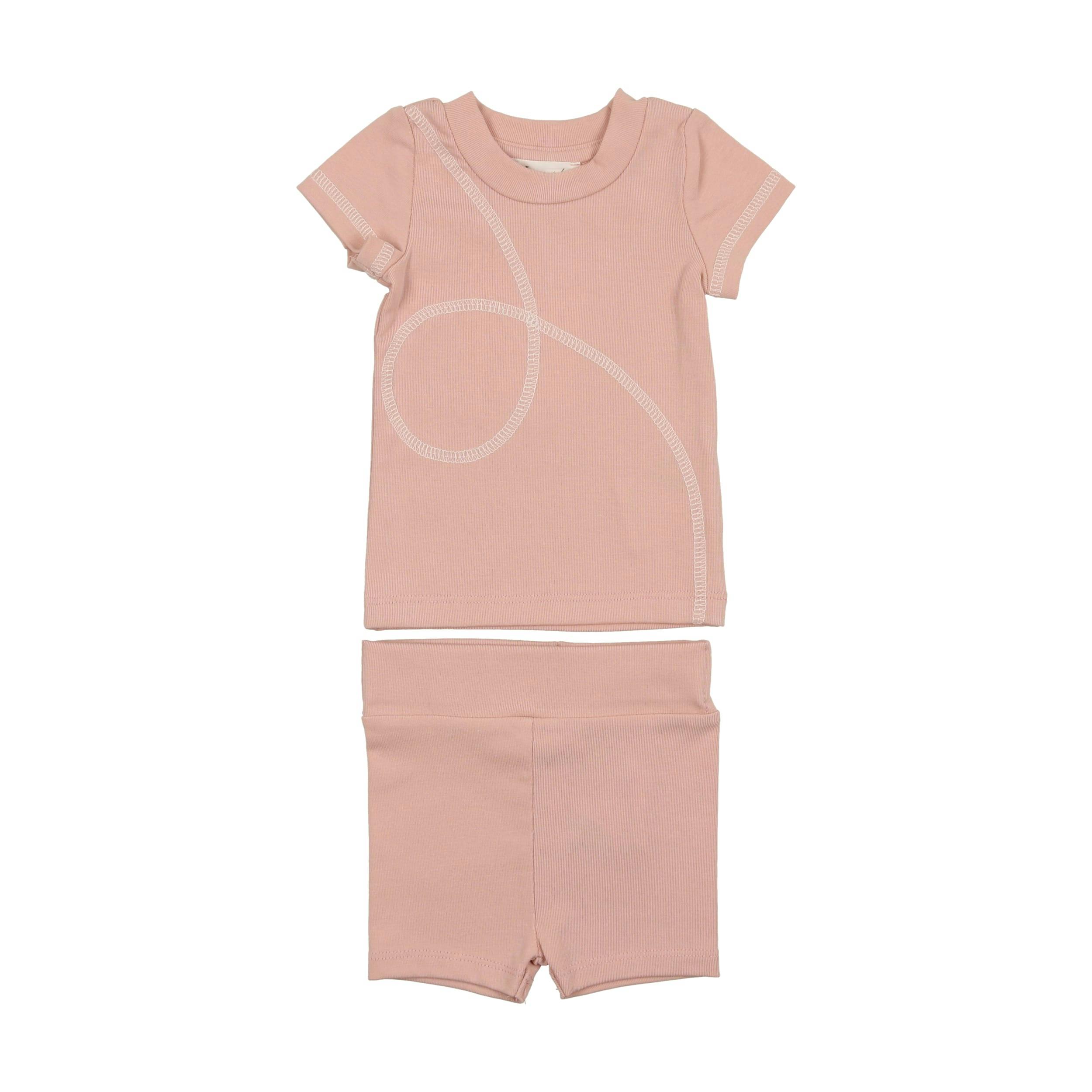 Spiral Stitch Short Set