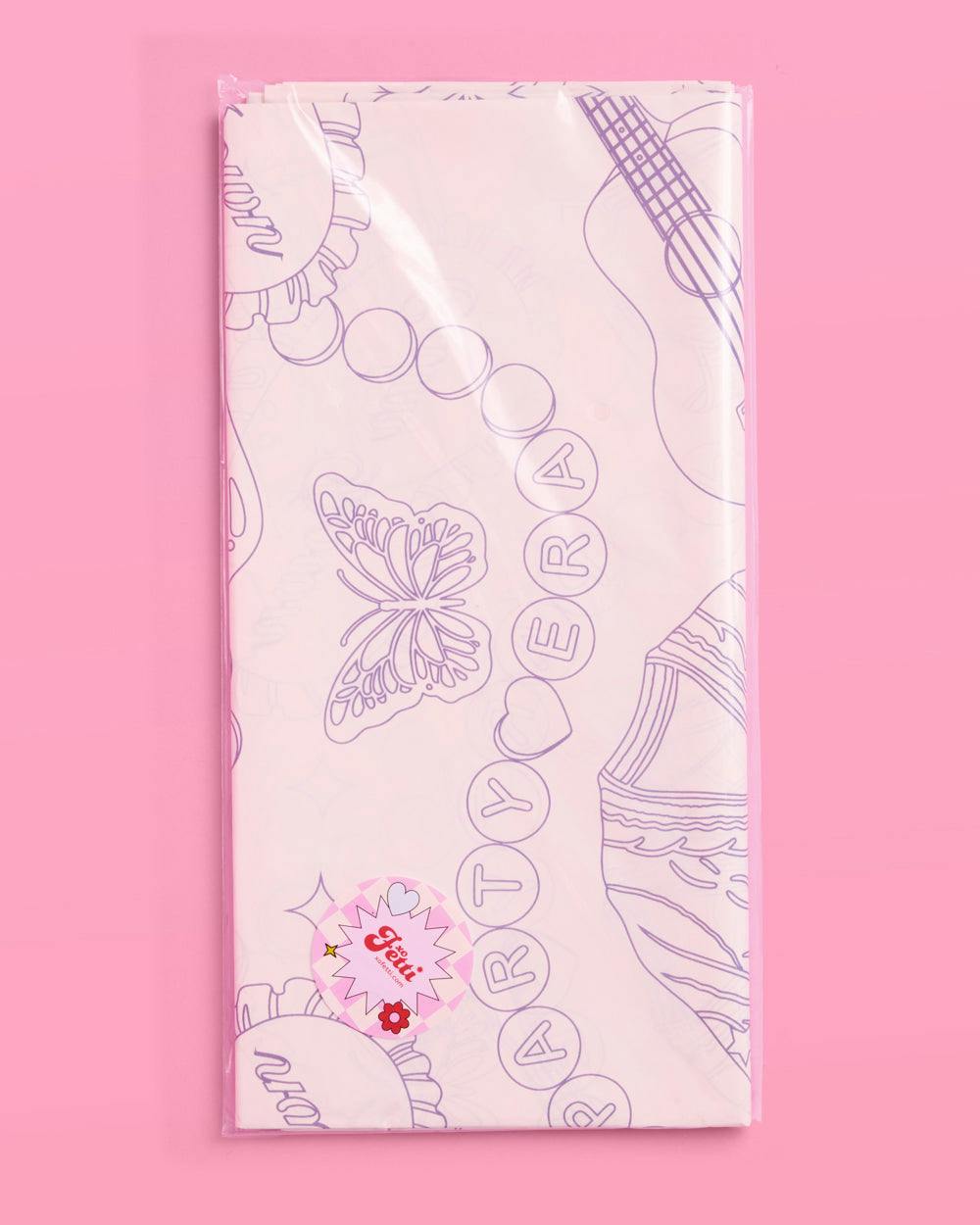 Eras Coloring Tablecloth - paper coloring tablecloth