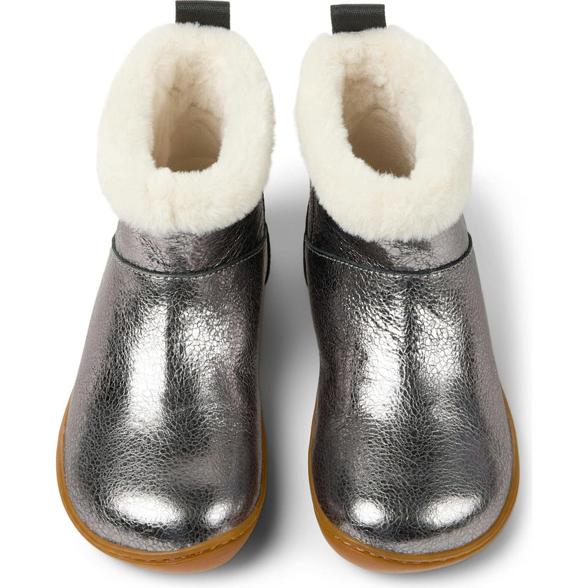 Kids Peu Leather Ankle Boots