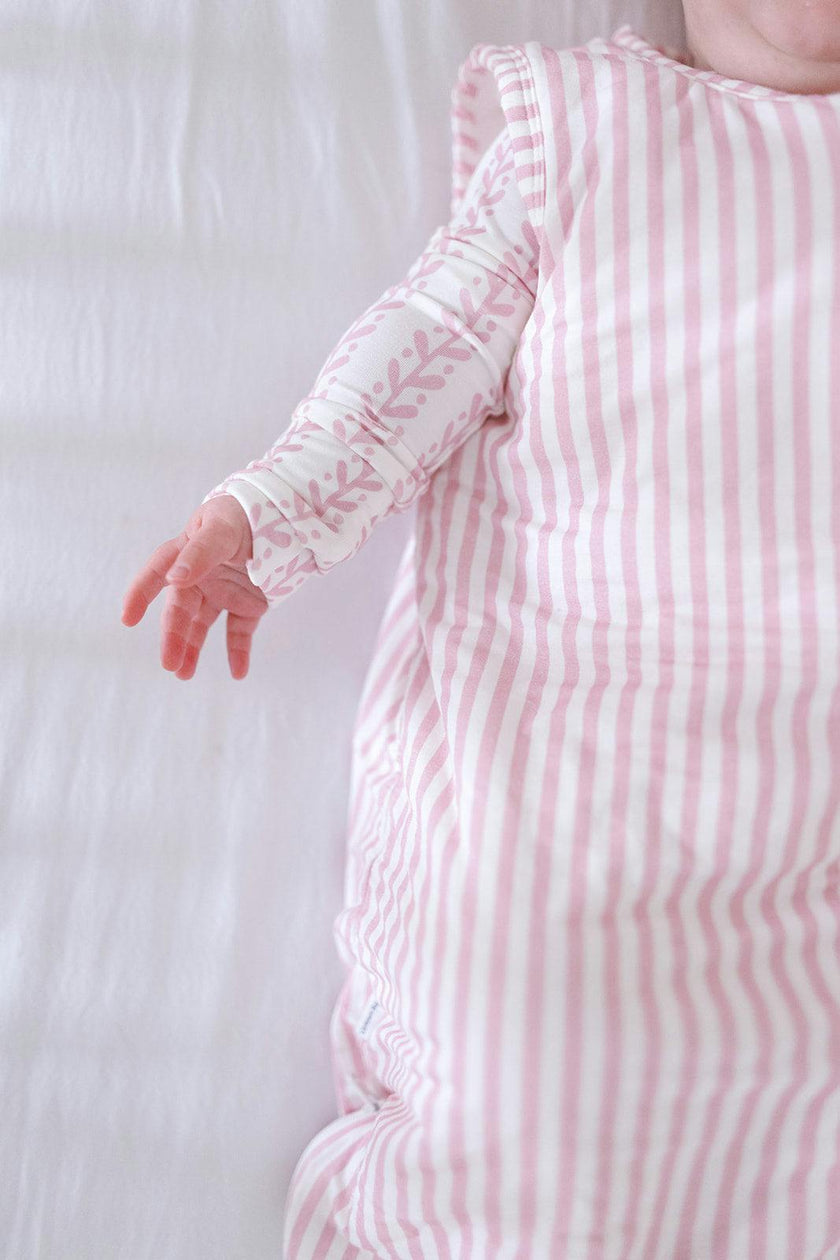 Sleep Bag - Pink Cabana Stripe