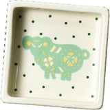 Chinese Zodiac Square Trinket Bowl