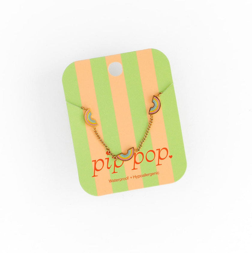 Pastel Rainbow Repeat Necklace