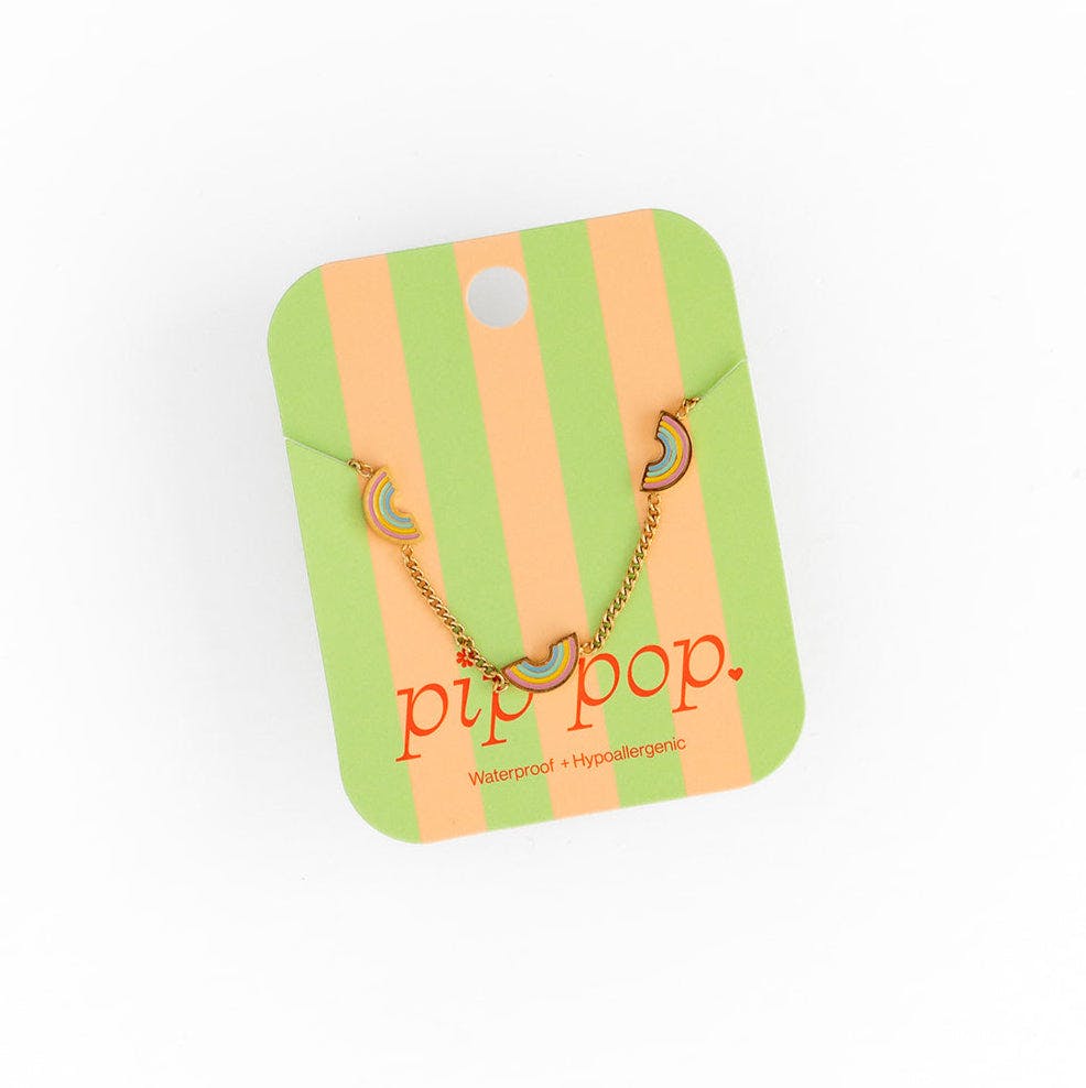 Pastel Rainbow Repeat Necklace