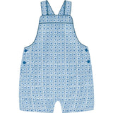 baby azul tile short overall