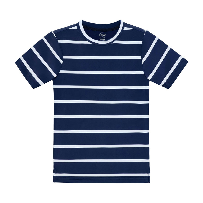 navy/white ballpark stripe practice shirt