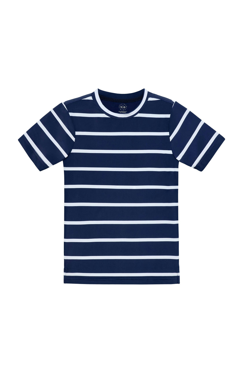 navy/white ballpark stripe practice shirt