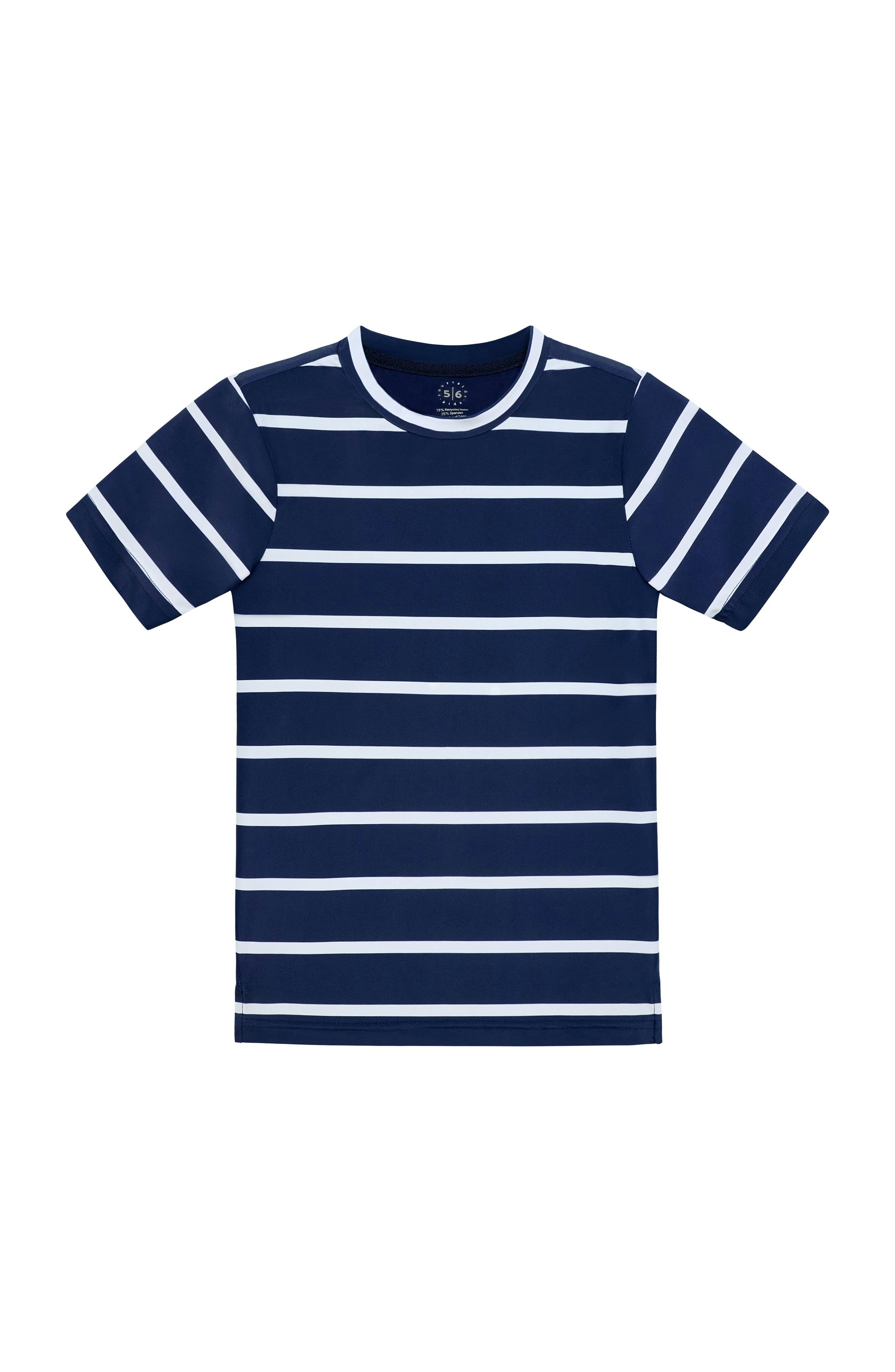 navy/white ballpark stripe practice shirt