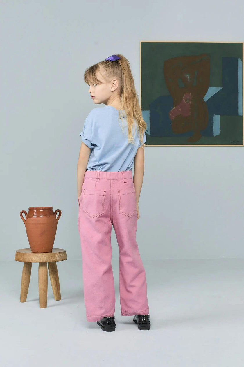 Dusty Blue Rooster T-shirt