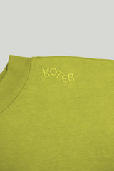 Adult Rory Apple Green Cotton Rib Tee