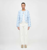 The Cropped Rowan Jacket - Bluebell Waltz