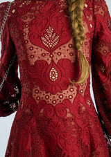 Gisele Embroidery Mini Dress