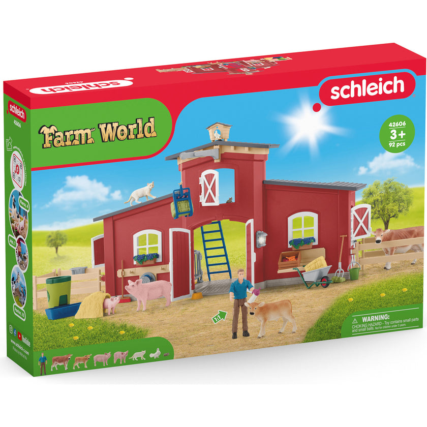 Schleich Farm World: Red Barn Playset