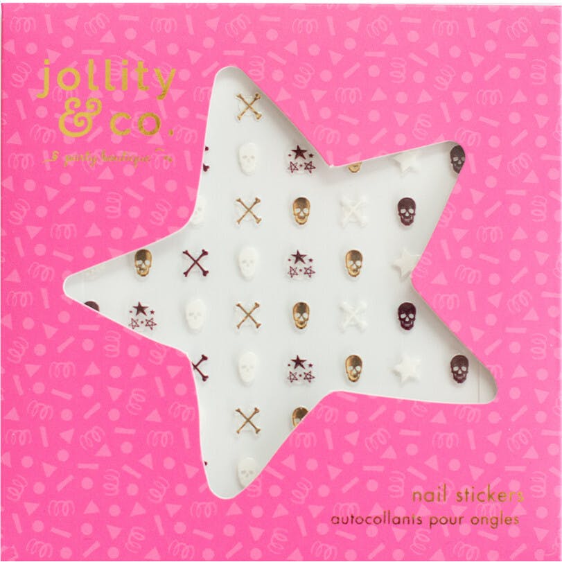 Pastel Skull Nail Stickers