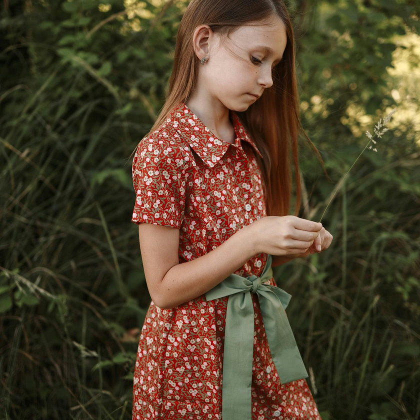 Eaton Dress - Ruby Chintz