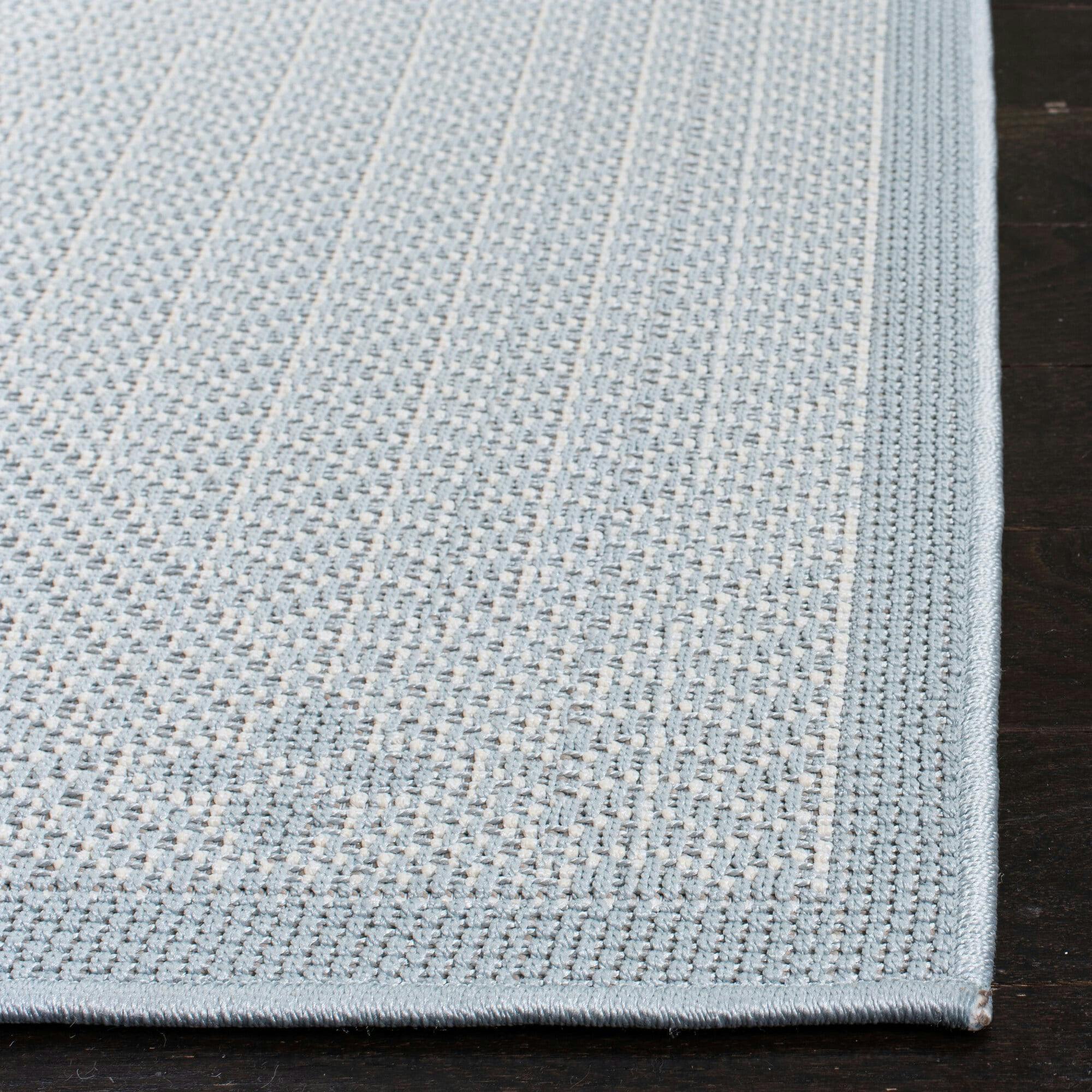 Bermuda Sienna Indoor/Outdoor Rug, Light Blue