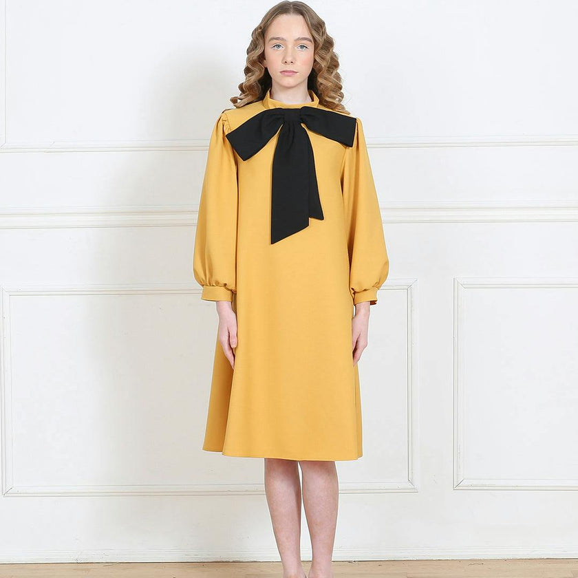 Megan dress (mustard)