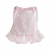 Pink Althea Glitter Ruffle Skirt Set