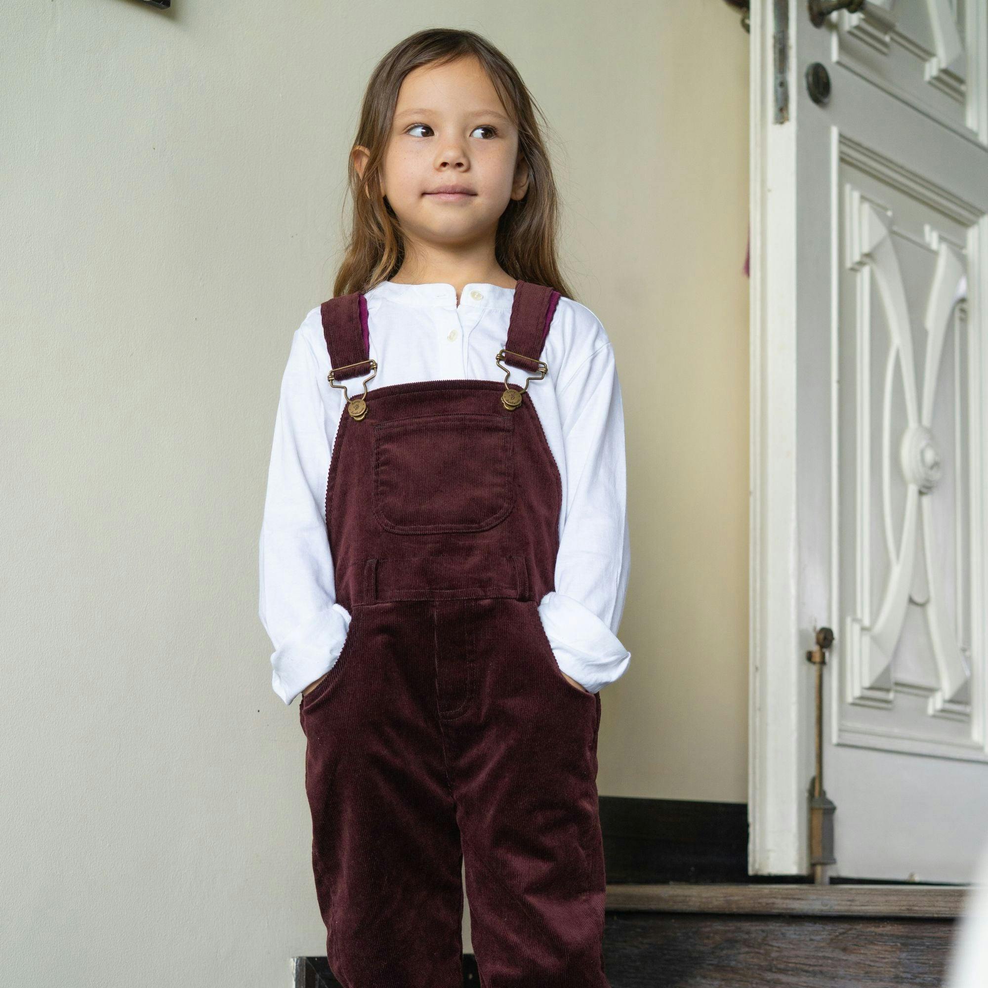 Elderberry Corduroy Overalls
