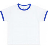 White T-Shirt With Tipping