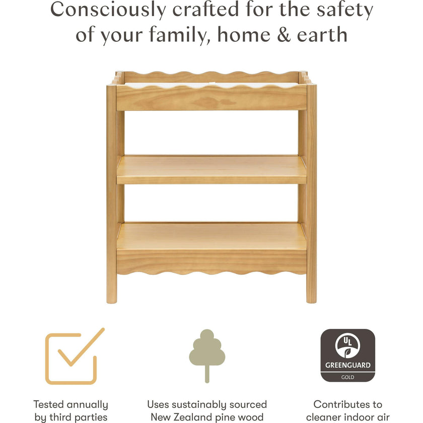 Swell Changing Table in Honey