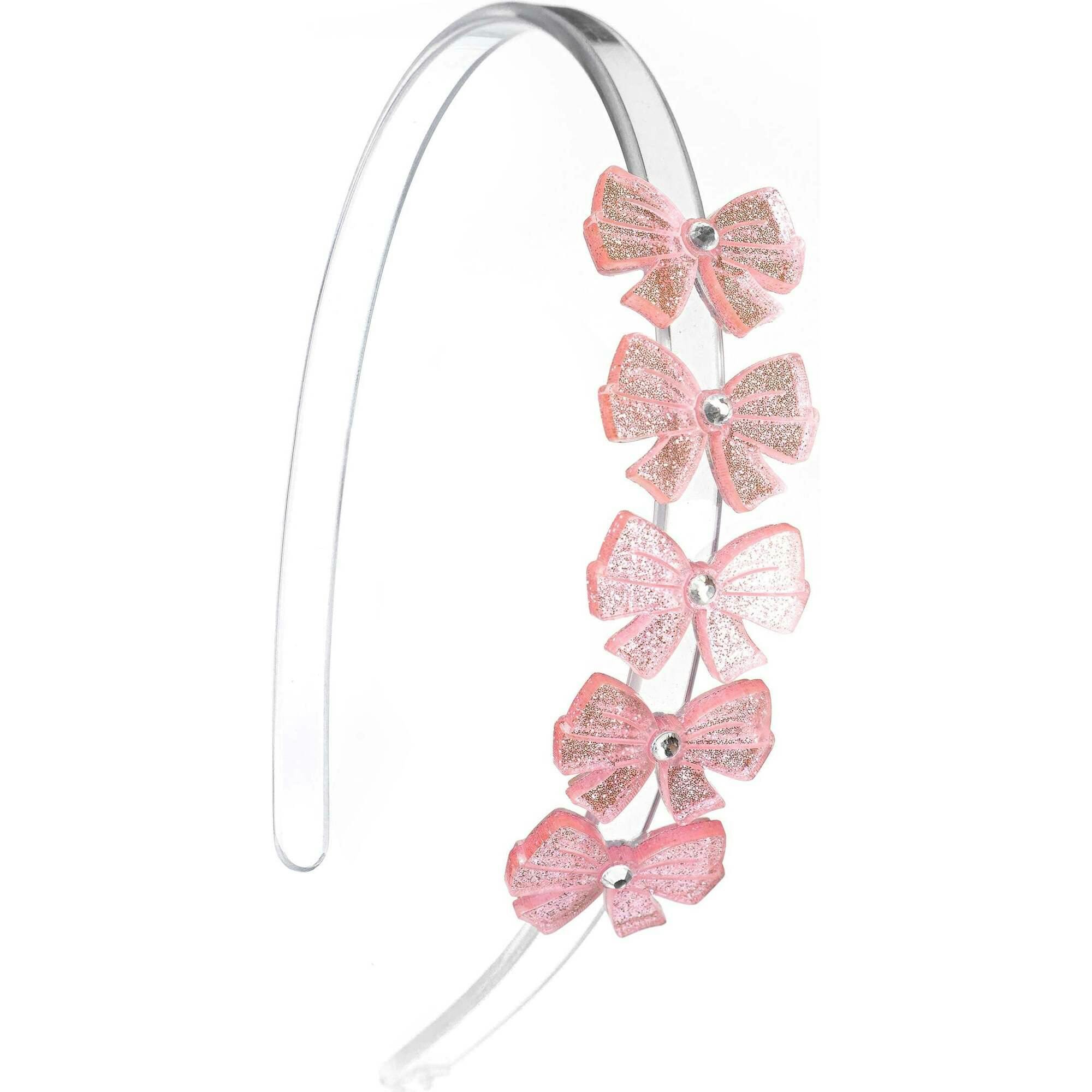 SPR - Bows Glitter Pink Headband