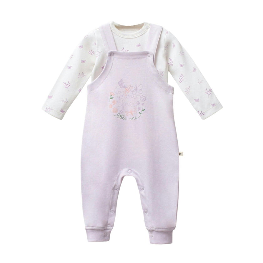 Liliac Growing Butterfly One-Piece Set