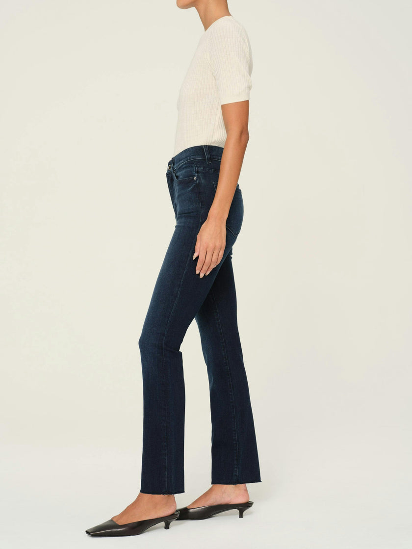 Halle Straight High Rise Instasculpt 29" Jeans | Mediterranean