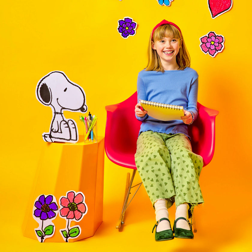 OOLY x Peanuts 3 Color Erasable Gel Pen - Snoopy & Woodstock