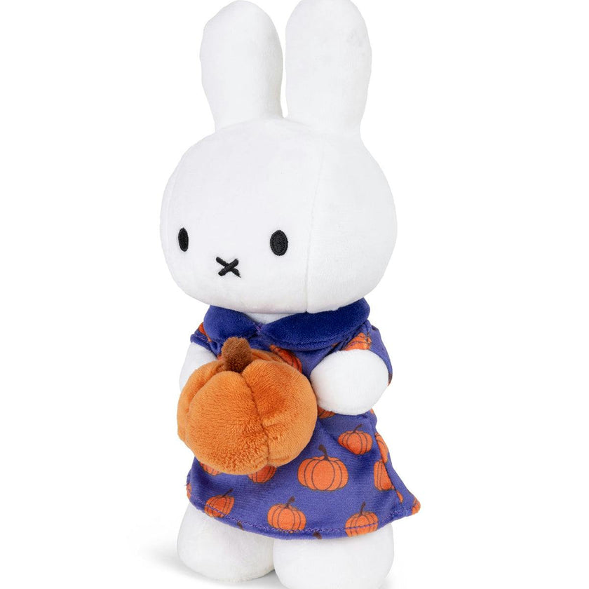 Plush MIFFY STANDING PUMPKIN DRESS Orange 9.5"