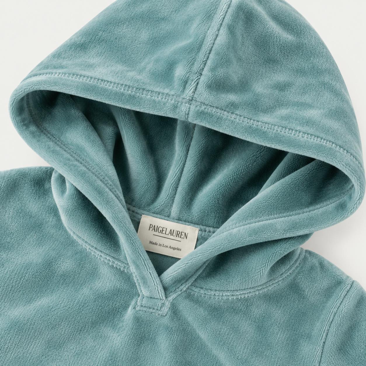 Velour Hoodie and Jogger Set