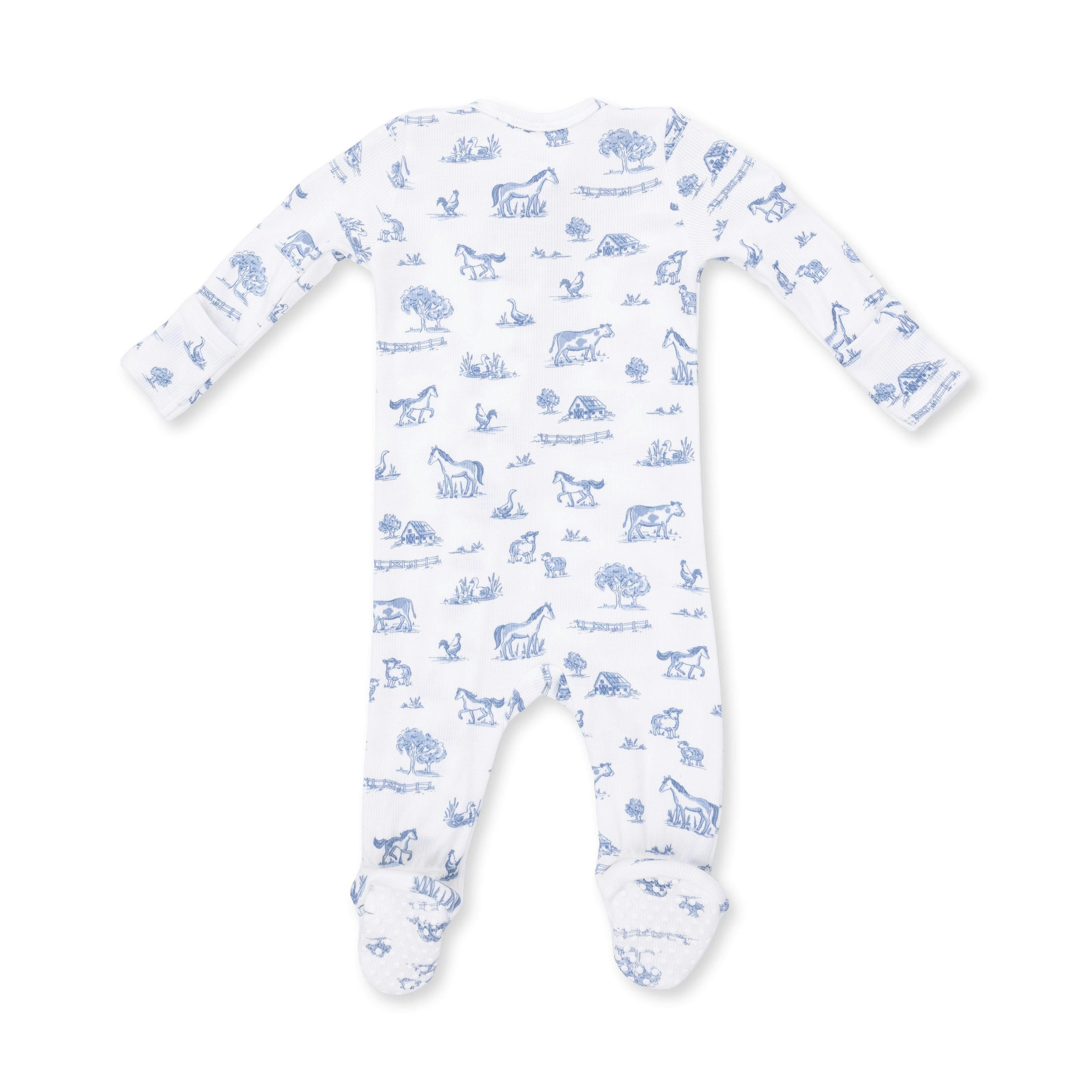 Farm Friends - 2 Way Zipper Footie