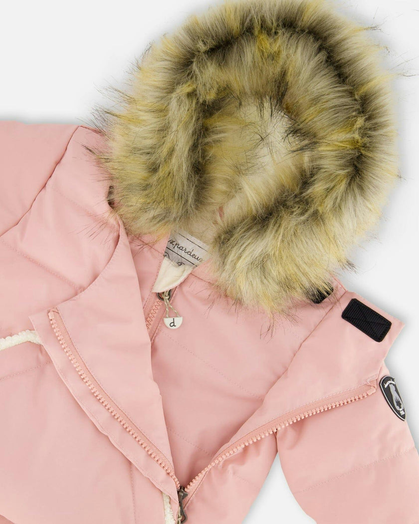 One-Piece Baby Snug Snowsuit Designed for Car Seat