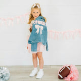 Cheer Bow Patch Denim Jacket