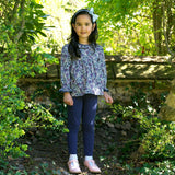 Wild Floral Blouse & Legging Set
