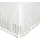 Off-White Boho Crib Skirt