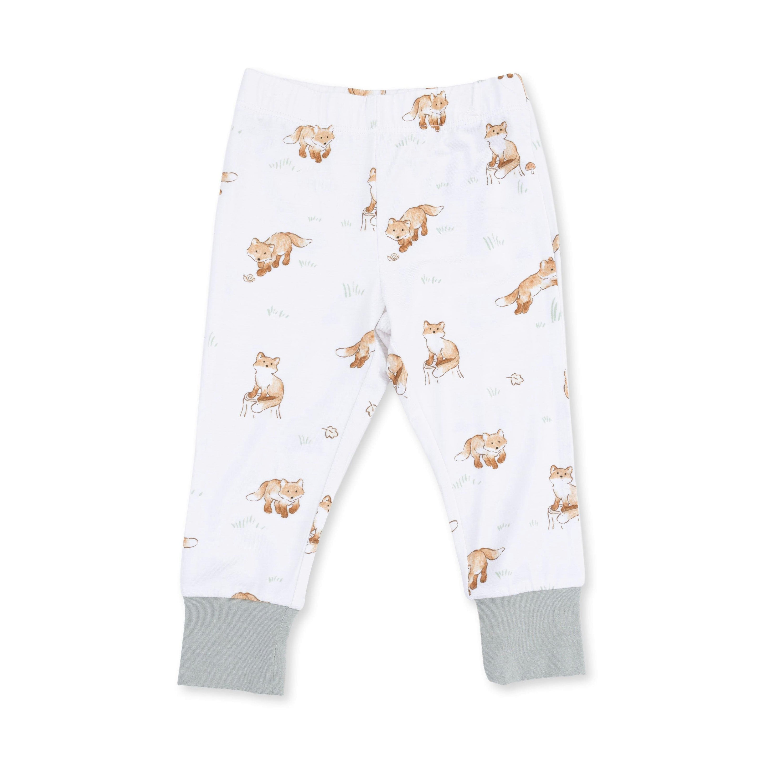 Little Explorer Fox - Short Sleeve Loungewear Set
