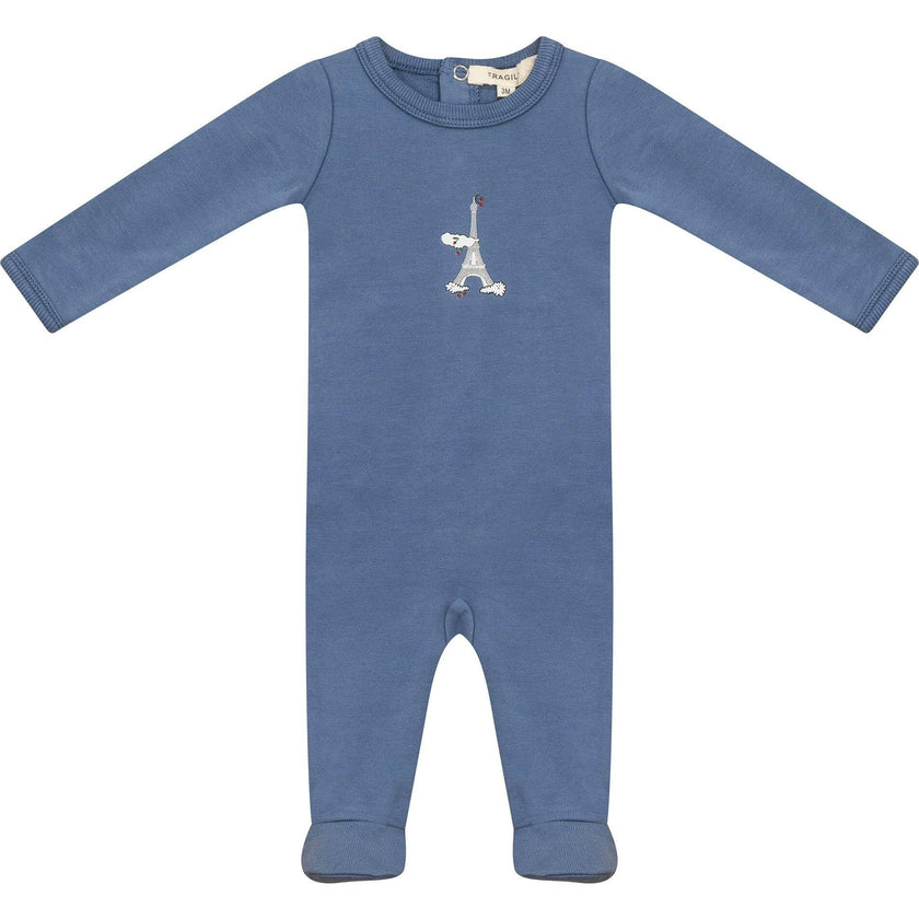 Eiffel Print Onesie True Blossom