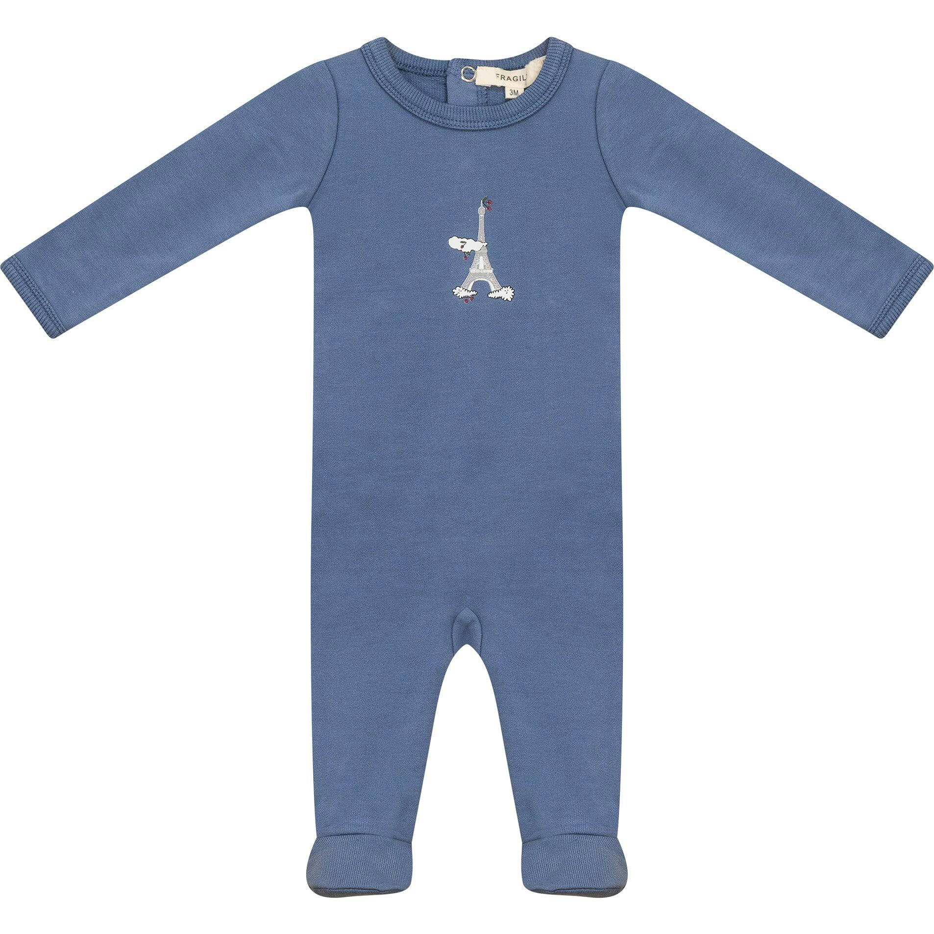 Eiffel Print Onesie True Blossom