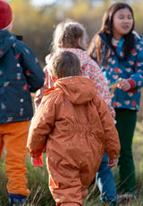Gold Stars Recycled Waterproof Winter Suit, Gold