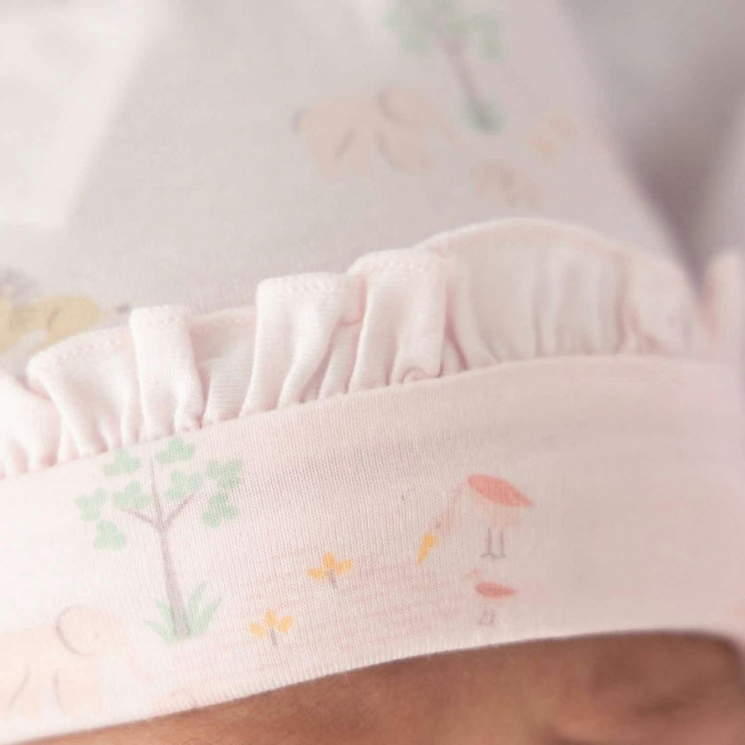 Magnetic Gown & Hat Set with Ruffle
