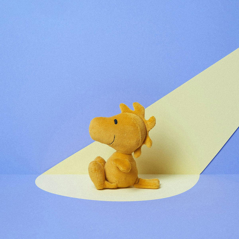 Plush PEANUTS WOODSTOCK Mini Corduroy Warm Yellow in Giftbox 6"