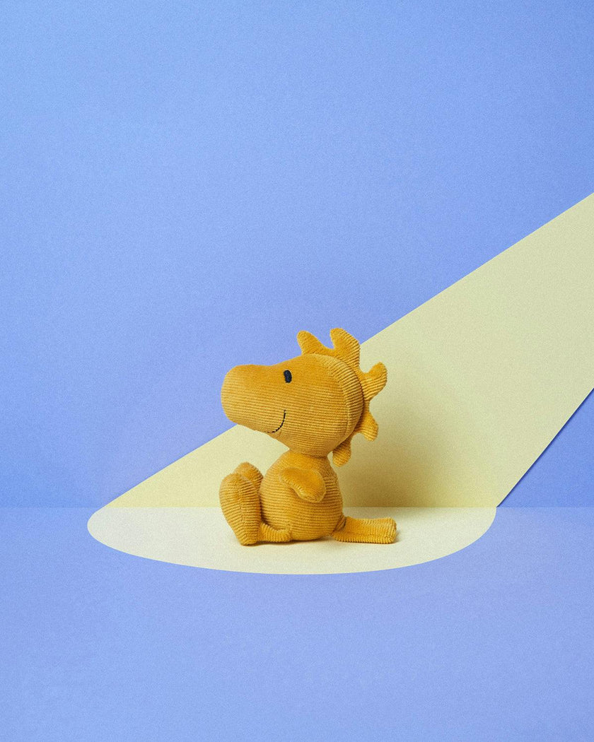 Plush PEANUTS WOODSTOCK Mini Corduroy Warm Yellow in Giftbox 6"