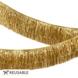 Gold Tinsel Fringe Garland