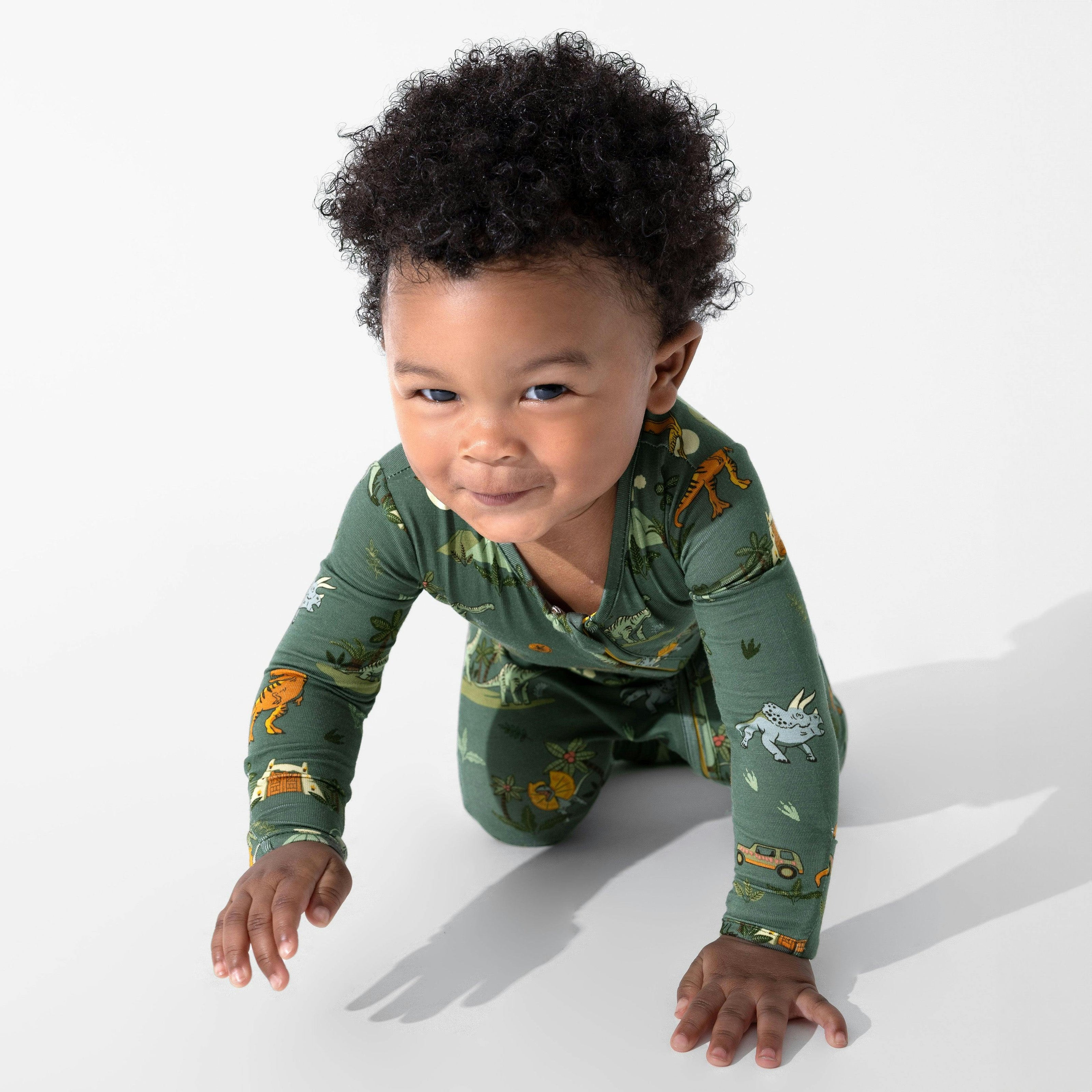 Jurassic Park: Safari Bamboo Convertible Footie